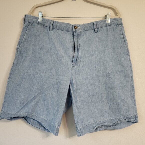 Polo Ralph Lauren Classic Fit Shorts Size 38 Light Blue Cotton Chino Casual Golf